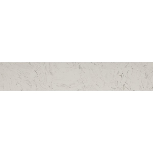 Msi 21 in. Engineered Marble Sidesplash Carrara Sky ZORSIDSPLS0002 Zoro